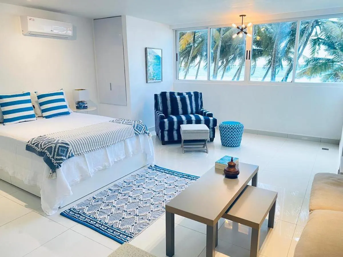 Kasa Las Palmas Ocean View Beachfront Condo Pool Сан-Хуан Пуэрто-Рико