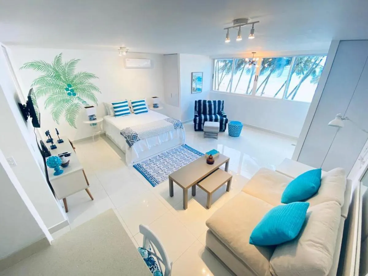 Kasa Las Palmas Ocean View Beachfront Condo Pool Сан-Хуан Апартаменты